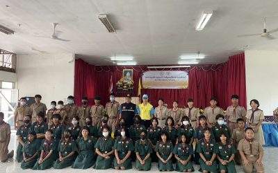 พิธีเปิดโครงการ ลูกเสือ เนตรนารี