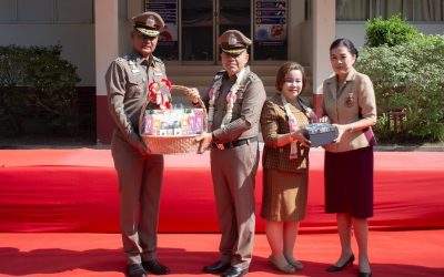 ข้าราชการตำรวจร่วมส่ง รรท.ผบก.ฯ