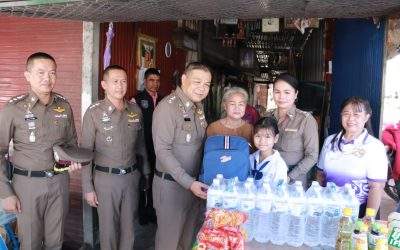 ตรวจเยี่ยมนักเรียน D.A.R.E โรงเรียนบ้านหมากแข้ง