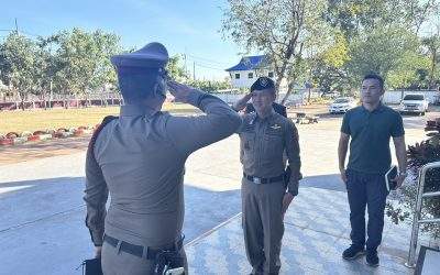 ตรวจเยี่ยมสถานีตำรวจภูธรเพ็ญ